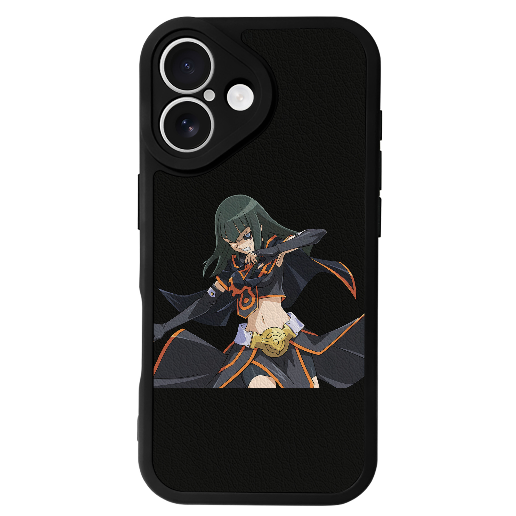 （画像用） 遊☆戯☆王 Yu-Gi-Oh! 【iPhone 16シリーズ対応】シリコンスマホケース（レザー調） 材質：シリコン